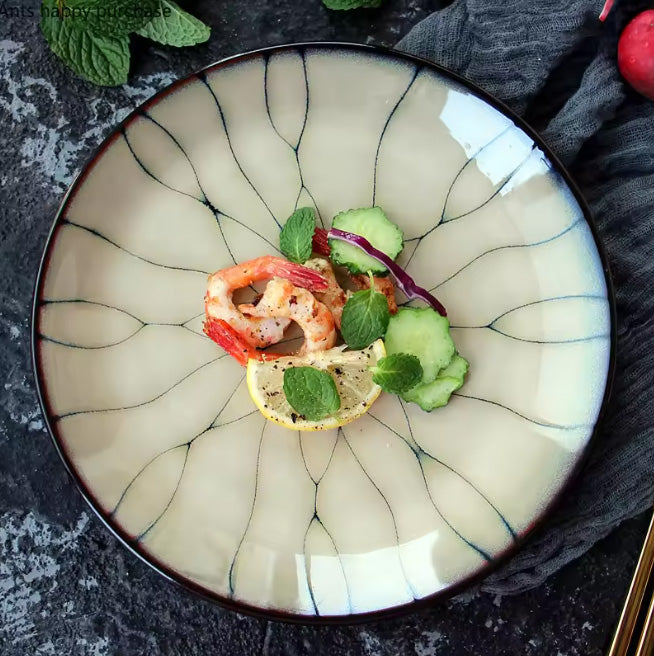 Unique Colorful Ceramic Plates – Artistic Tableware for Healthy & Stylish Dining
