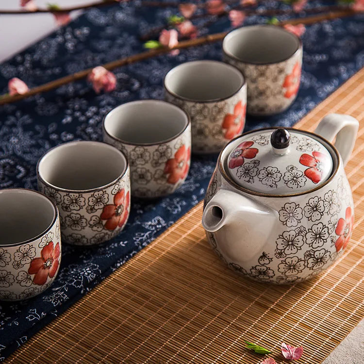 Urban nest - Japanese Hand-Painted Teapot Set – Urban Elegance