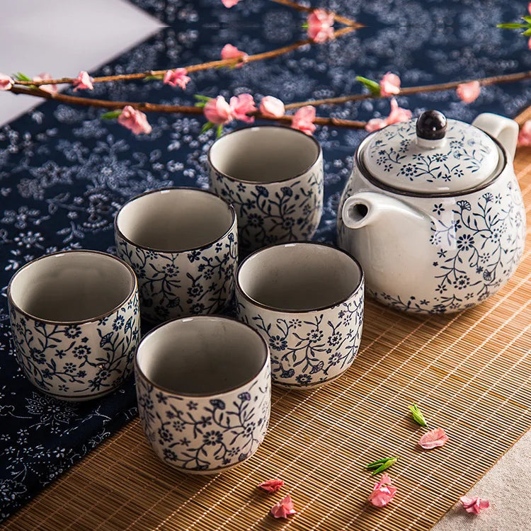Urban nest - Japanese Hand-Painted Teapot Set – Urban Elegance