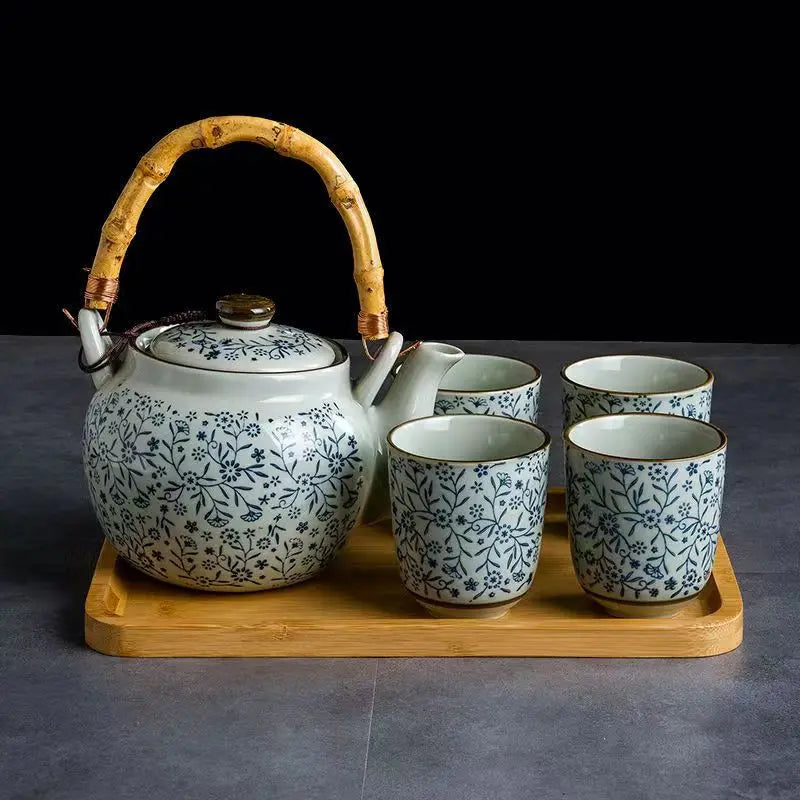 Urban nest - Japanese Hand-Painted Teapot Set – Urban Elegance