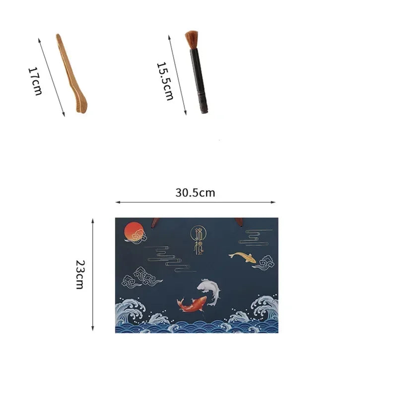 Urban Nest Kungfu Tea Set – Modern Ceramic Gift Box with Teapot, Cups & Incense Burner